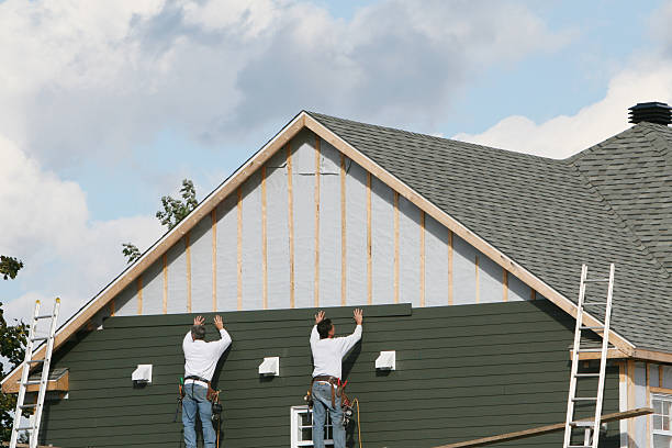 Professional Siding Repair technician working in Newbury, OH